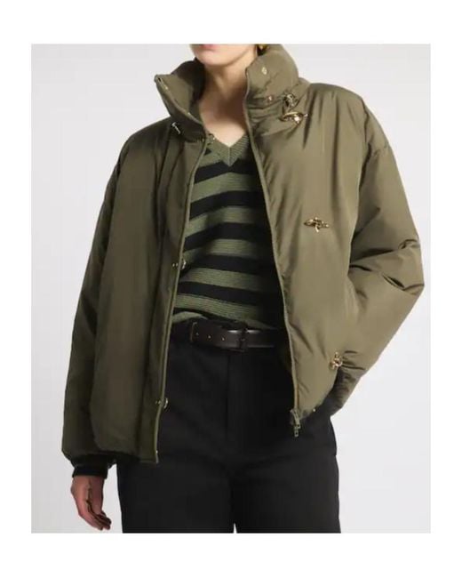 Fay Green Bomber Jacket