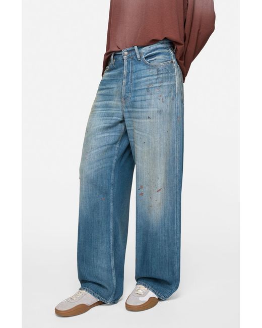 Acne Blue 1981 Loose Fit Jeans for men
