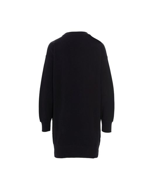 KENZO Black Tiger-Print Jumper Dress