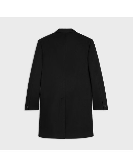 Céline Black Double-Breasted Coat for men