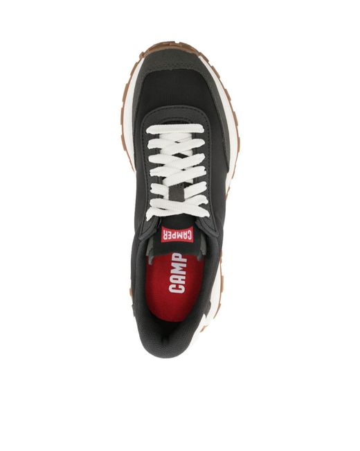 Camper Black Drift Trail Lace-Up Sneakers