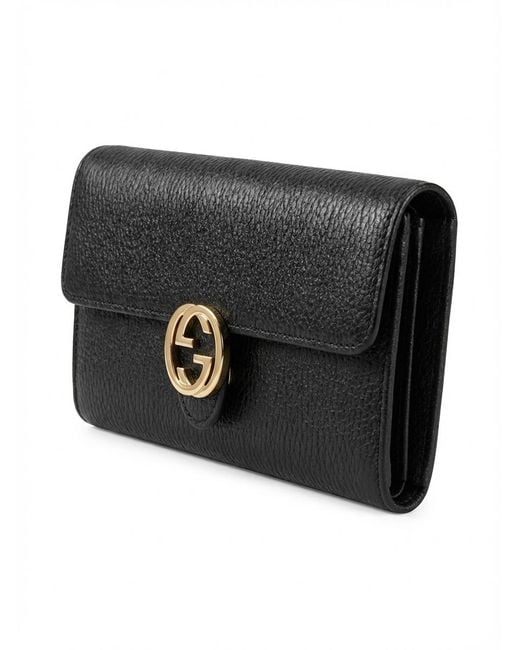Gucci Black Logo Long Purse