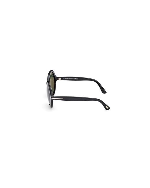 Tom Ford Green Eyewear Annabelle-02 Round Frame Sunglasses