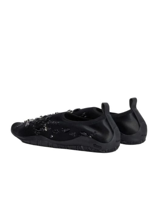 Jil Sander Black Elbe Slipper