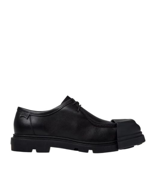 Camper Black Chunky Lace-Up Shoes for men