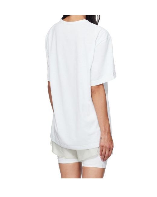 Post Archive Faction PAF White On Running T-Shirt X Post Archive Faction for men