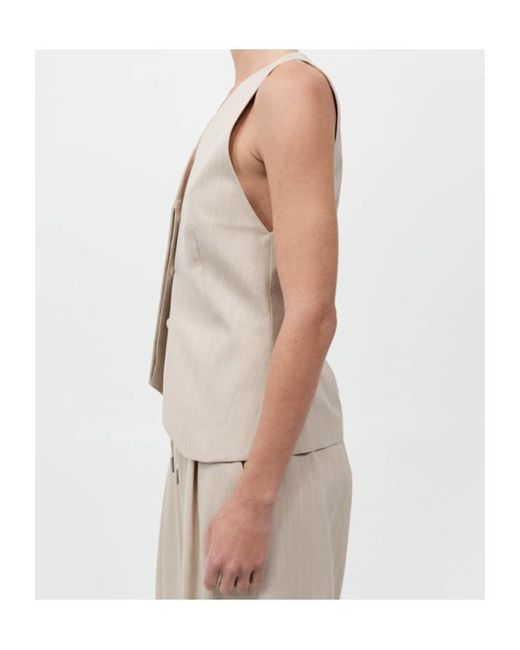 St. Agni Natural Button Vest