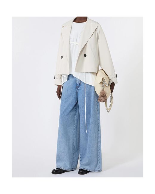 Weekend by Maxmara Blue Wkdzattera Wide Leg Jeans