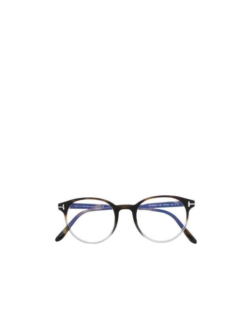 Tom Ford Multicolor Eyewear Round Frame Glasses for men