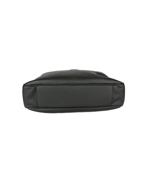Giorgio Armani Black Logo Handbag for men