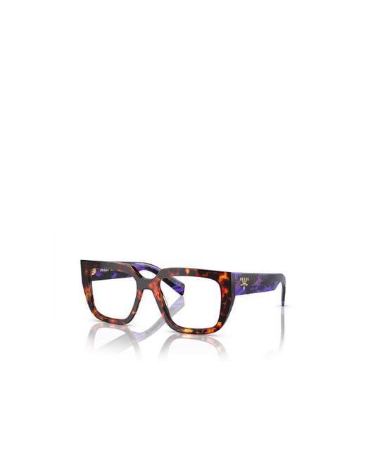 Prada White Eyewear Cat-Eye Glasses