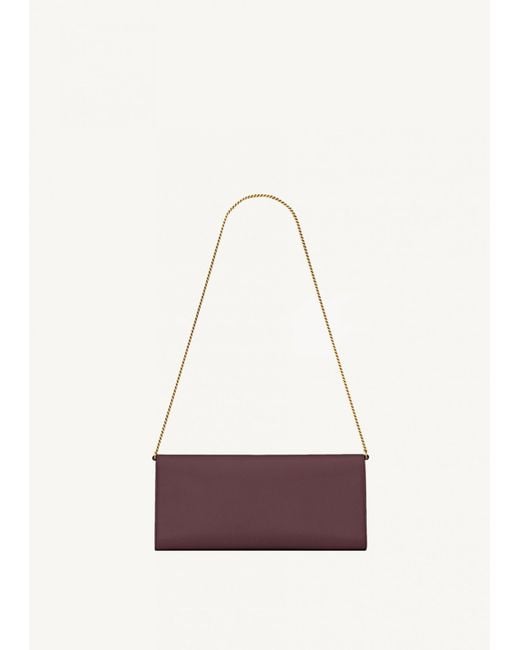 Saint Laurent Purple Kate Clutch