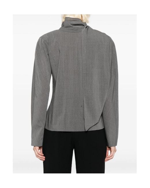 Jacquemus Gray The Chale Long Sleeved Blouse