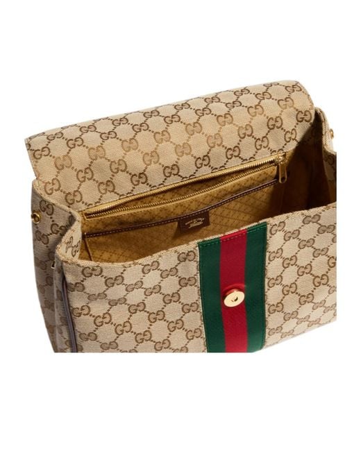 Gucci Natural Paparazzo Medium Top Handle Bag