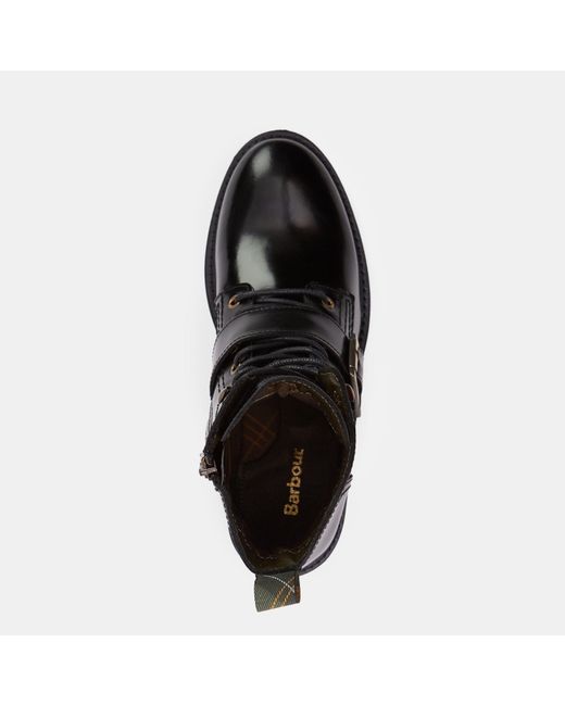 Barbour Black Solid Color Boots