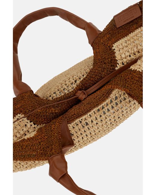 Hereu Brown Fonol Tote Bag