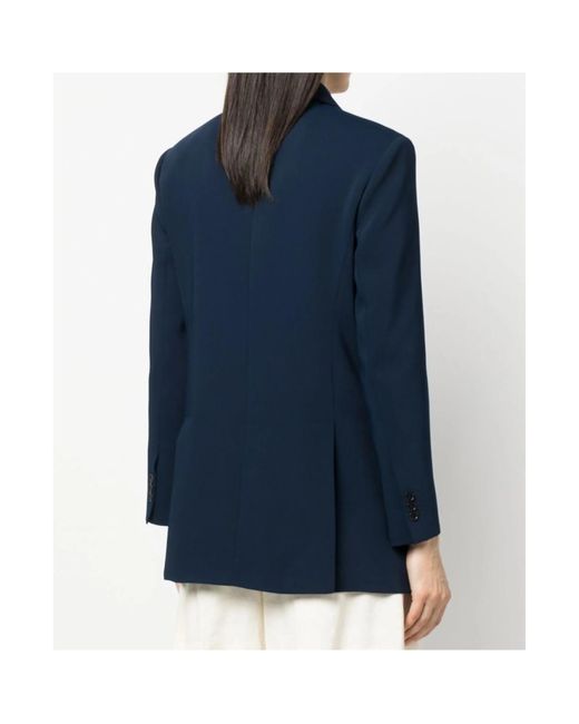 P.A.R.O.S.H. Blue Long-Sleeved Suit Jacket