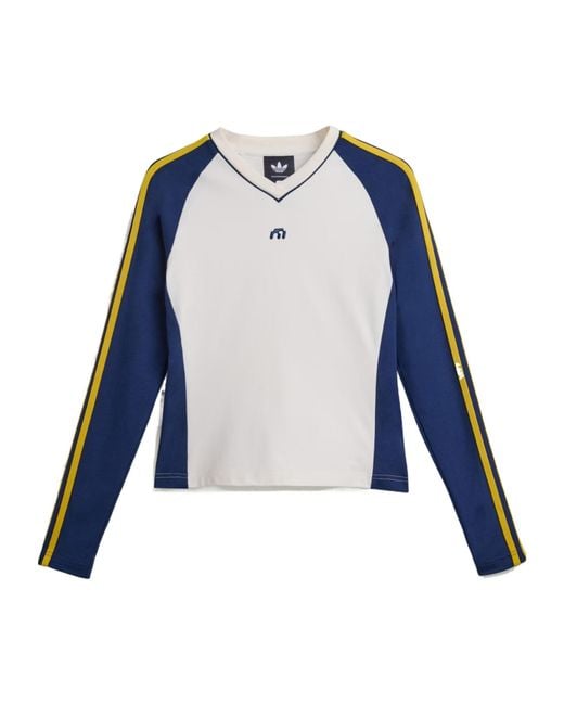 Adidas Blue Originals X Miaou Base Layer Top