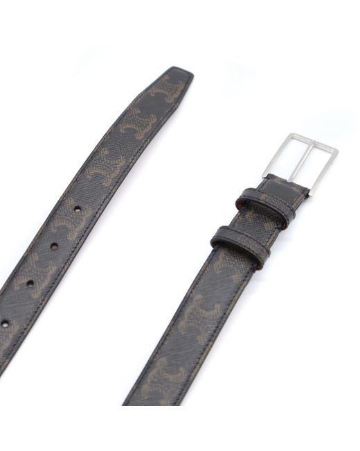 Céline White Medium Belt for men