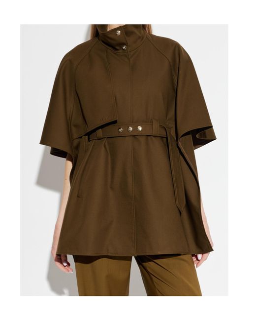 Max Mara Brown Short Sleeve Jacket