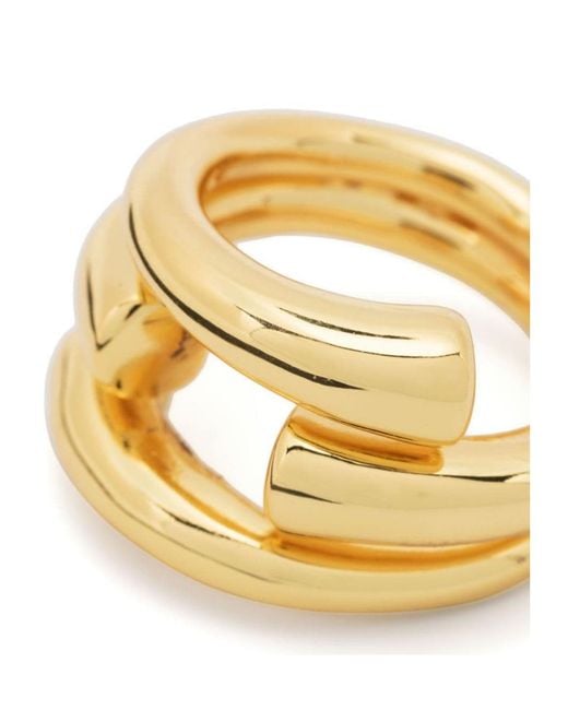 FEDERICA TOSI Metallic Stacked Tube Ring