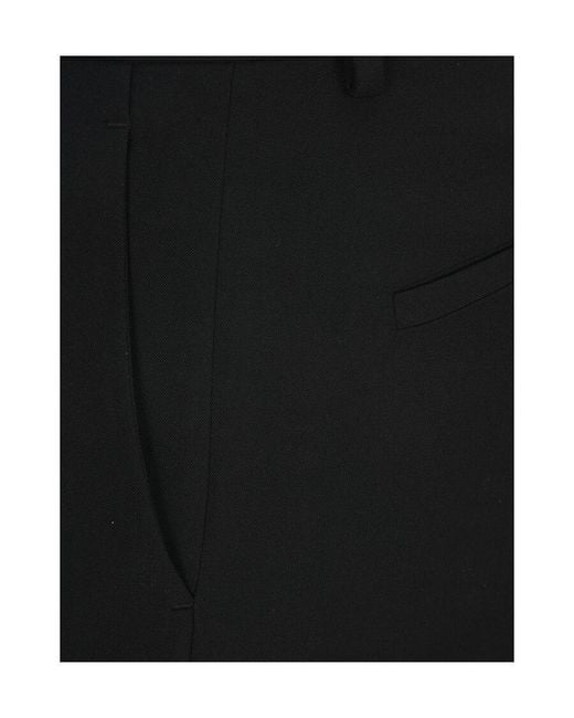 RED Valentino Black Slim High-Waist Trousers