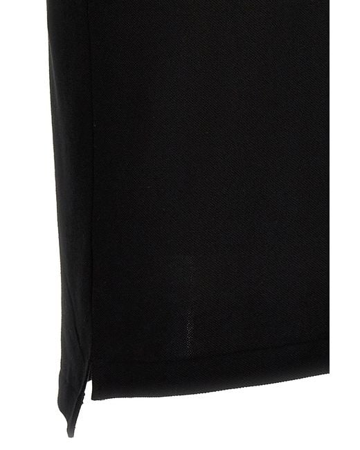 COMME DES GARÇONS PLAY Black Short-Sleeved Polo Shirt for men