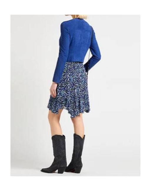 Isabel Marant Blue Printed Skirt