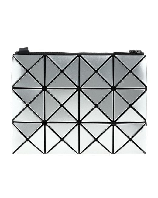 Issey Miyake Metallic Lucent Geometric-Panel Cross-Body Bag