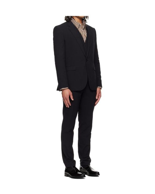 Boss Black One-Button Three-Piece Suit for men