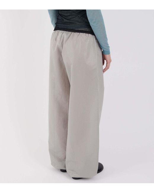 Paloma Wool Gray Elastic Waist Casual Pants