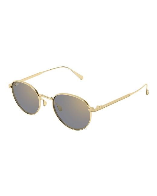 Cartier White Panthos Sunglasses for men