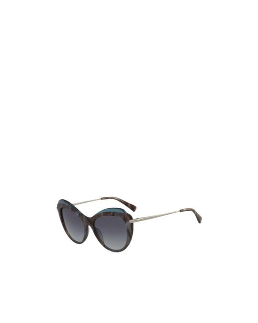Longchamp White Cat Eye Frame Sunglasses