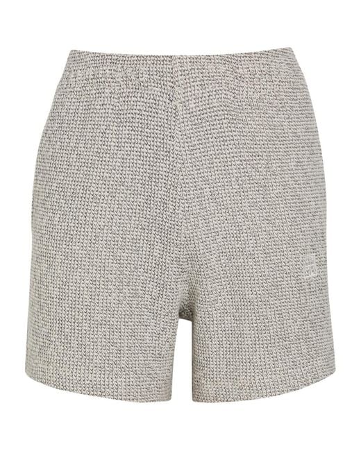 Anine Bing Gray Kam Shorts
