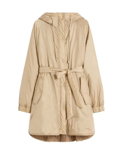 Weekend by Maxmara Natural Reversible Hooded Coat