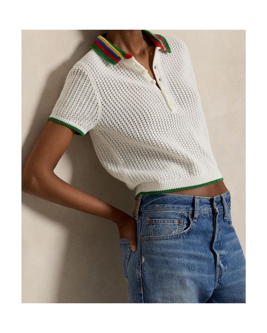 Polo Ralph Lauren White Short-Sleeved Polo Shirt