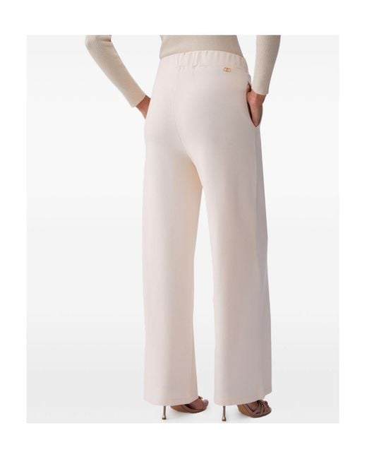 Liu Jo Pink Wide-Leg Trousers