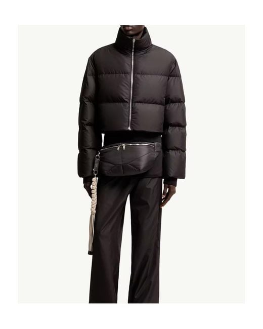 Moncler Black Moncler Rick Owens Cyclopic Short Down Jacket for men