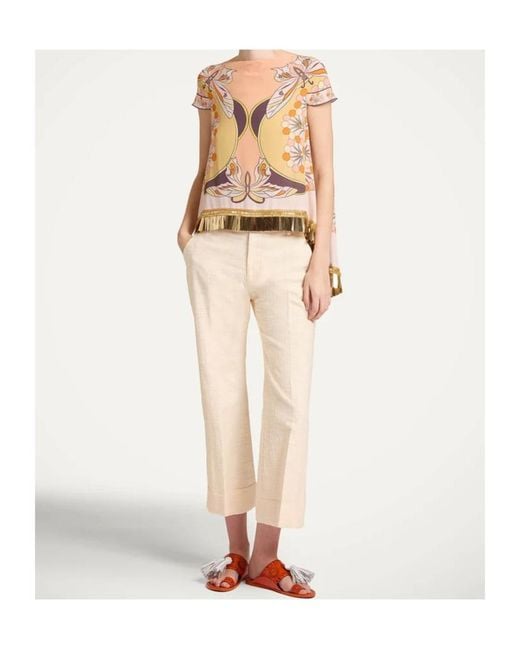 LaDoubleJ Natural Hendrix Button-Fastening Straight-Leg Trousers
