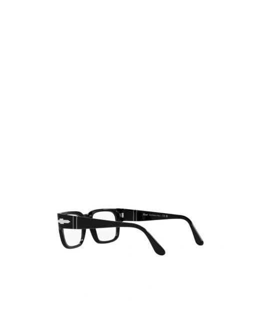 Persol White Rectangle-Frame Glasses for men