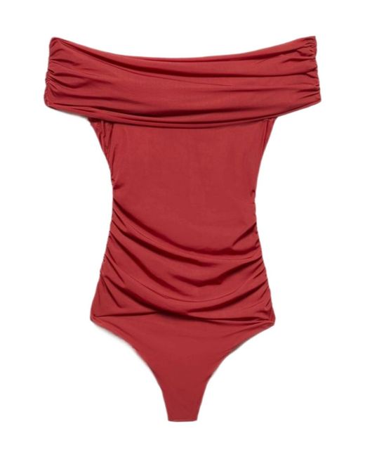 Aniye By Red Pleated Bodysuit