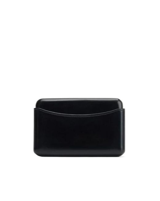 Lemaire Black Card Leather Holder
