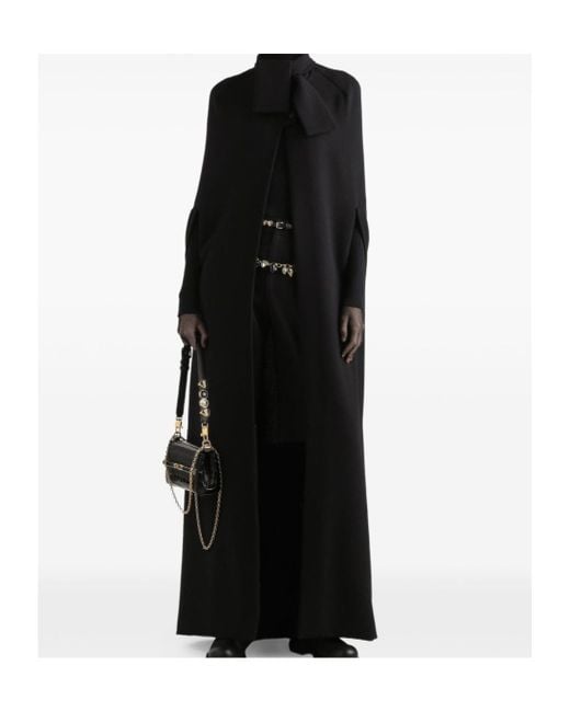 Dolce & Gabbana Black Pleated Midi Skirt