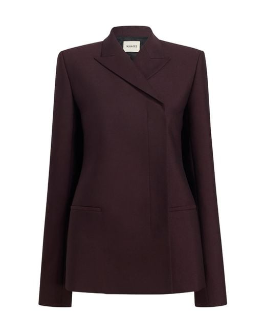Khaite Purple Silvannah Blazer for men