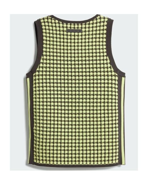 Adidas by Wales Bonner Green X Wales Bonner Crochet-Knit Tank Top for men