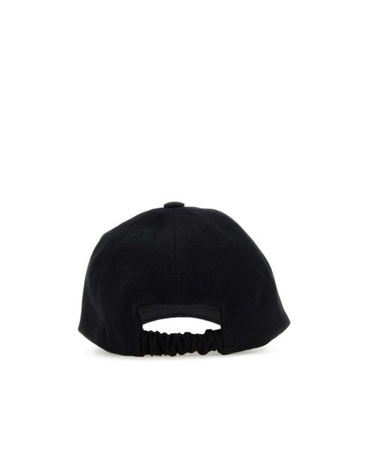 Patou Black Logo Embroidered Baseball Cap