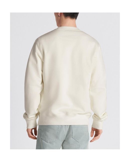 Dior White Cd Interwoven Sweater for men