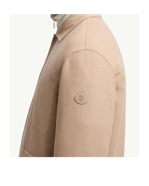 Moncler Natural Tagnit Reversible Shirt Jacket for men