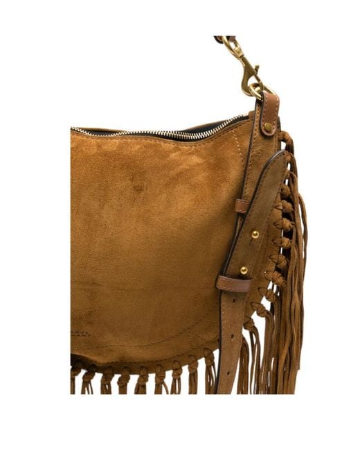 Isabel Marant White Fringed Shoulder Bag