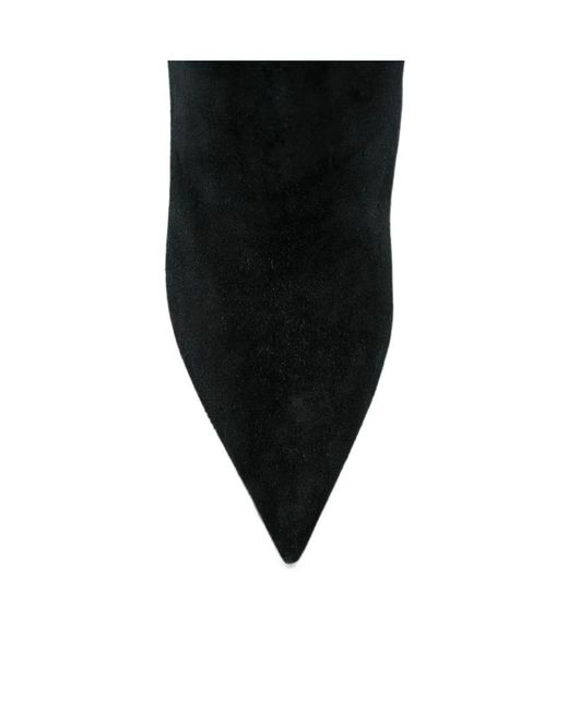 Jimmy Choo Black Frankie Ab Pointed-Toe Ankle Boots